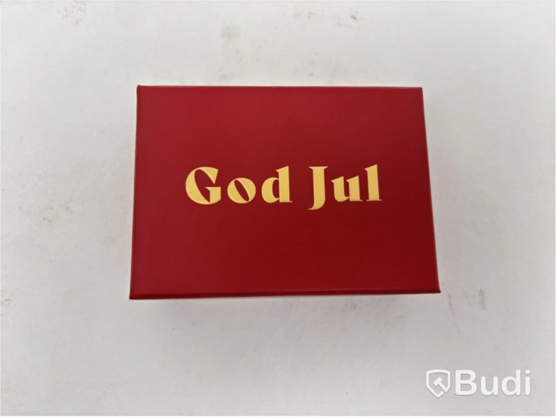 60 st. PRESENTBOX Godjul, 75X105X32MM RÖD