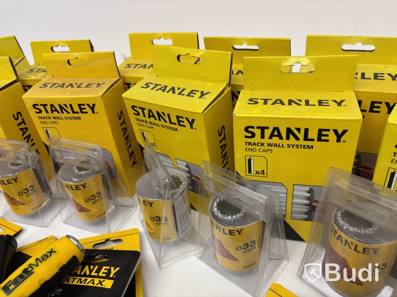 Parti med verktyg och tillbehör Stanley