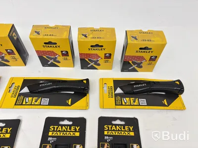 Parti med verktyg och tillbehör Stanley