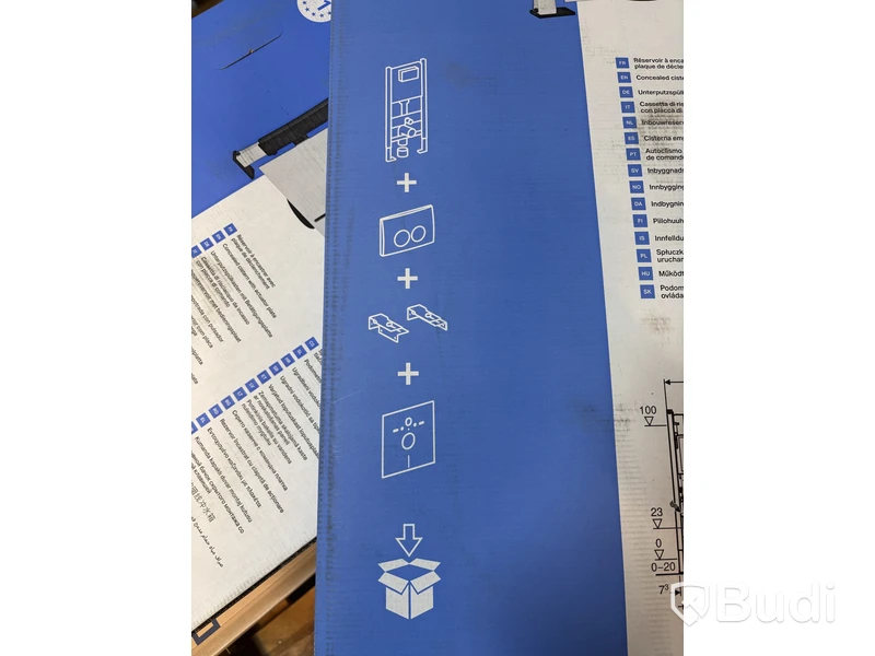 (NEW) Geberit Duofix Delta toilet package