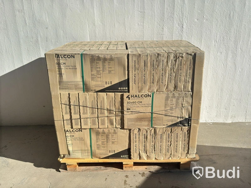 (NEW) 58 packs of tiles, Halcon Ceramicas, Tempo Nature Mate, approx. 80 m²
