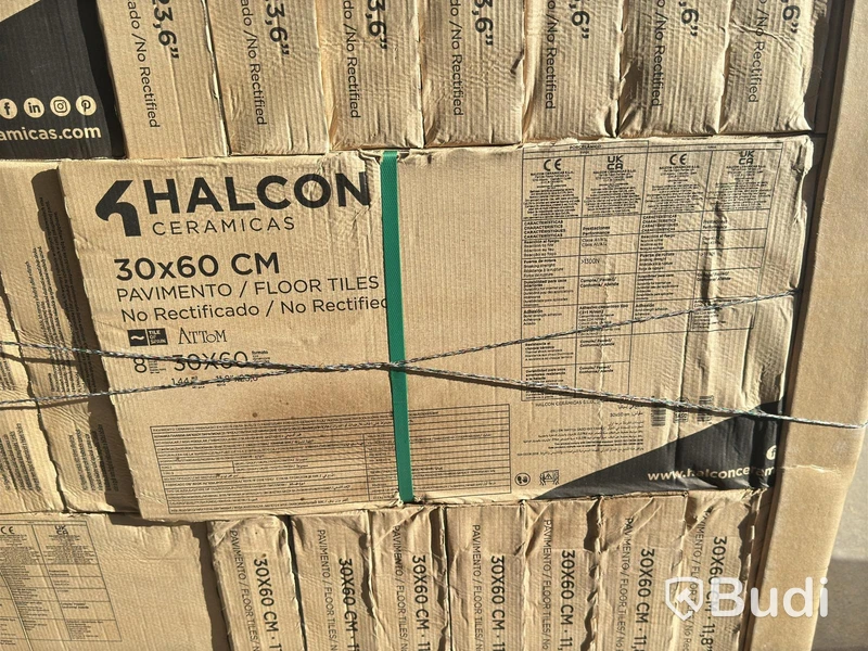 (NEW) 58 packs of tiles, Halcon Ceramicas, Tempo Nature Mate, approx. 80 m²
