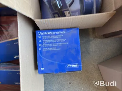 Parti med diverse ventilationsprodukter Fresh