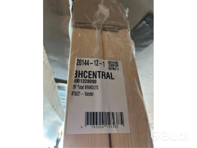BRAND- & LJUDDÖRR SOLID ELEMENTS YSTAD 10X21 - VÄNSTER VIT