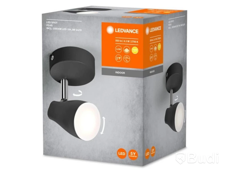 4 st. Taklampor Ledvance, Led spot, Pear