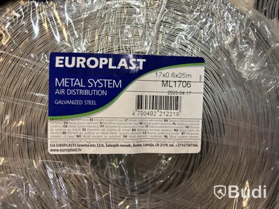 4 st. Rullar med montageband Europlast, metal system air distribution, ML1706