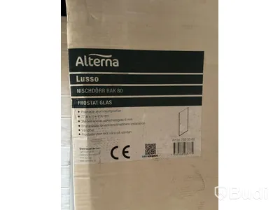 1 pall | 14 st - Rak Duschdörr - Nischdörr Alterna Lusso 80 cm