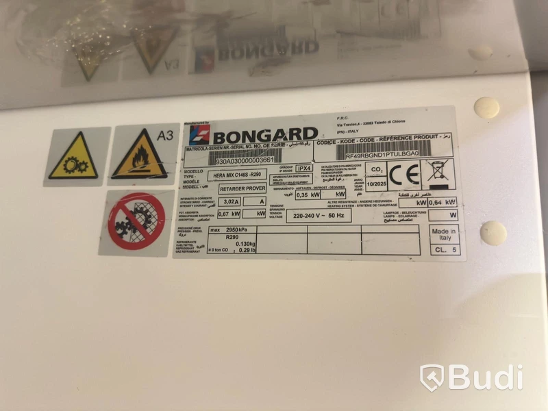 Jässkåp Bongard Hera Mix C146-S R290
