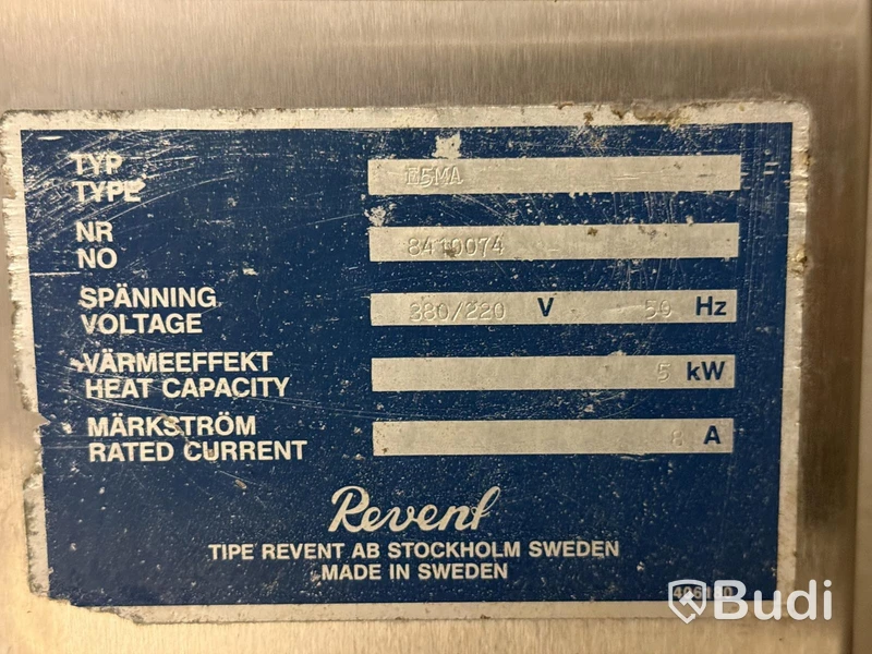 Jässkåp Revent E5MA | 5 kW