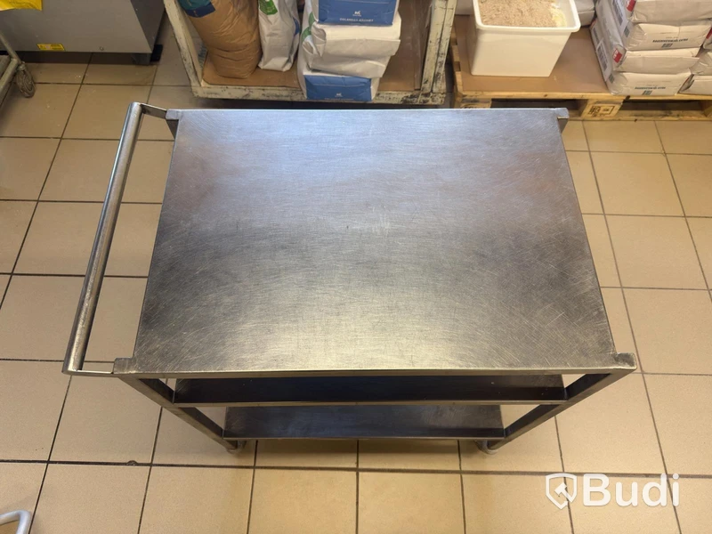 Rostfri rullvagn | 80x50x89 cm