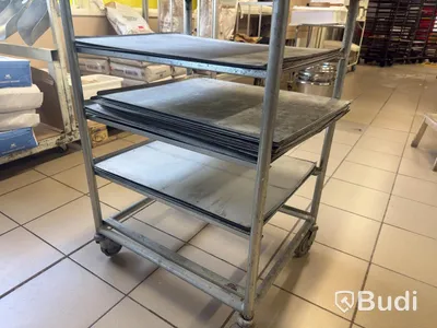 Rostfri vagn | 52x60x88 cm