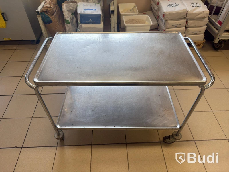 Rostfri vagn | 94x55x77 cm