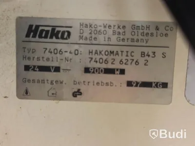Skurmaskin Hako Hakomatic B43 S