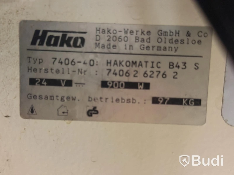 Skurmaskin Hako Hakomatic B43 S