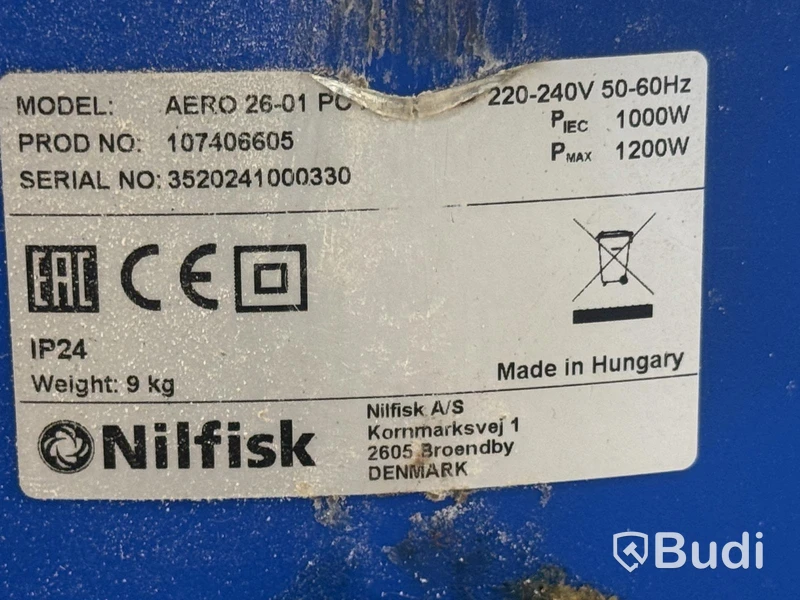 Dammsugare Nilfisk AERO 26-01 PC