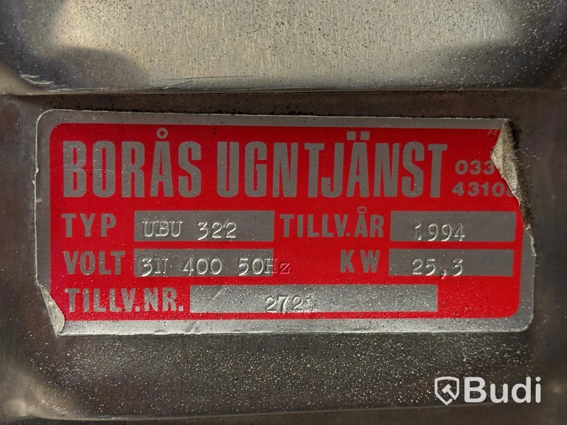 Stenhällsugn UBU 322 | 1994