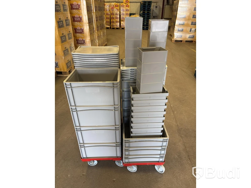 Parti med diverse lådor Basicline, olika modeller och mått