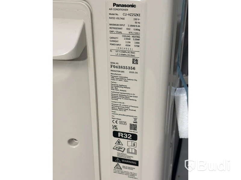 Luftvärmepump Panasonic, CZ25ZKE