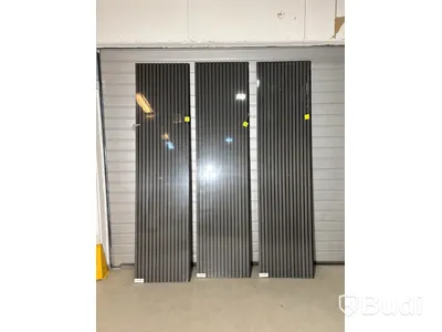 6 st. Akustikpanel ECON-panel 2400x600 mm, grå ek/svart