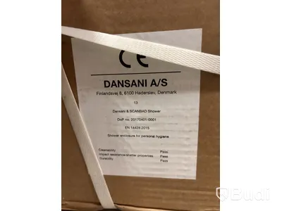 DUSCHDÖRR SCANBAD/DANSANI FLEXI A90 SLAGDÖRR KLARGLAS 90CM SVART