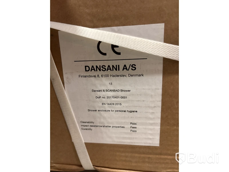 DUSCHDÖRR SCANBAD/DANSANI FLEXI A90 SLAGDÖRR KLARGLAS 90CM SVART