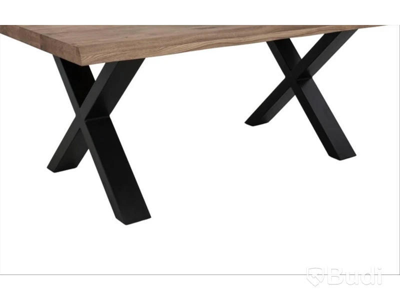 Parti med Bordsben i stål, svart