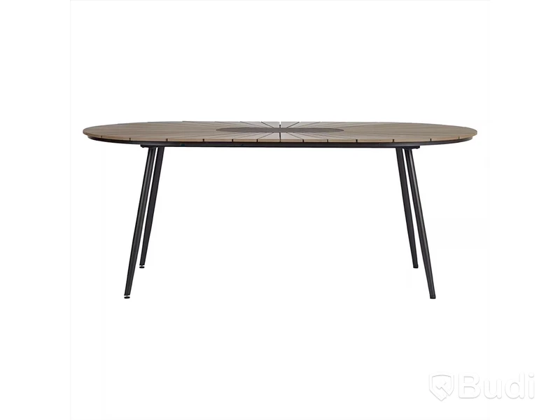 Utebord ENVY DESIGN Daniel, Svart/Cappuccino