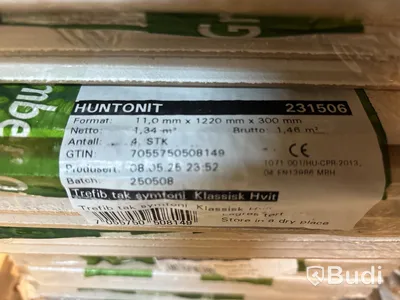 ca 32,26 kvm TAKPANEL HUNTONIT SYMFONI 0500-N 11X300X1220MM