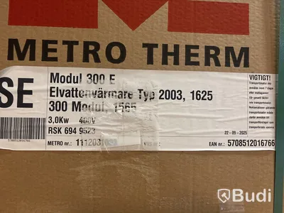 VARMVATTENBEREDARE METRO THERM MODUL 300 E