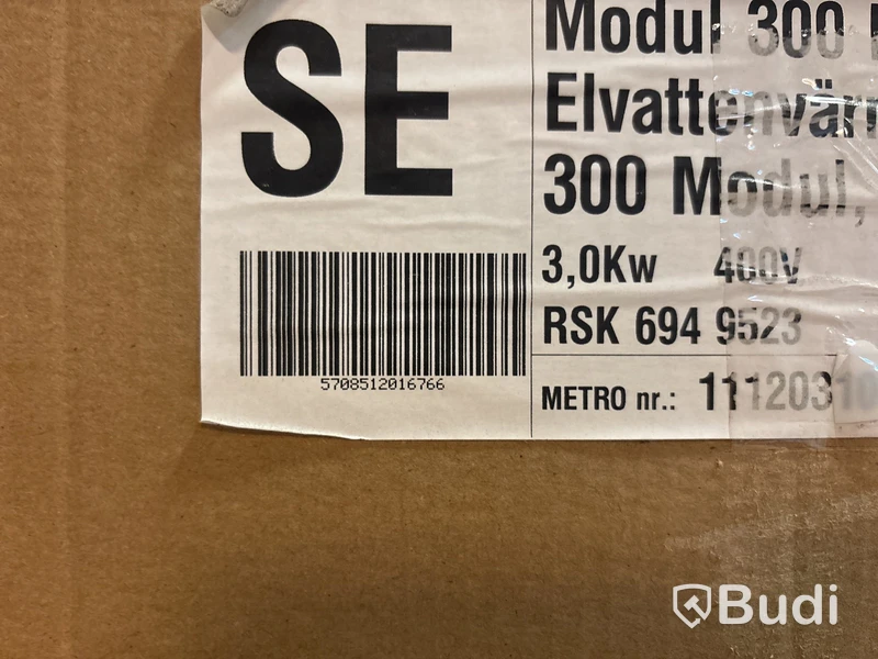 VARMVATTENBEREDARE METRO THERM MODUL 300 E