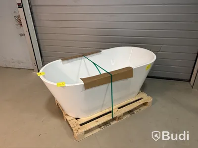 BADKAR RIVA EMMA FRISTÅENDE 160CM VIT