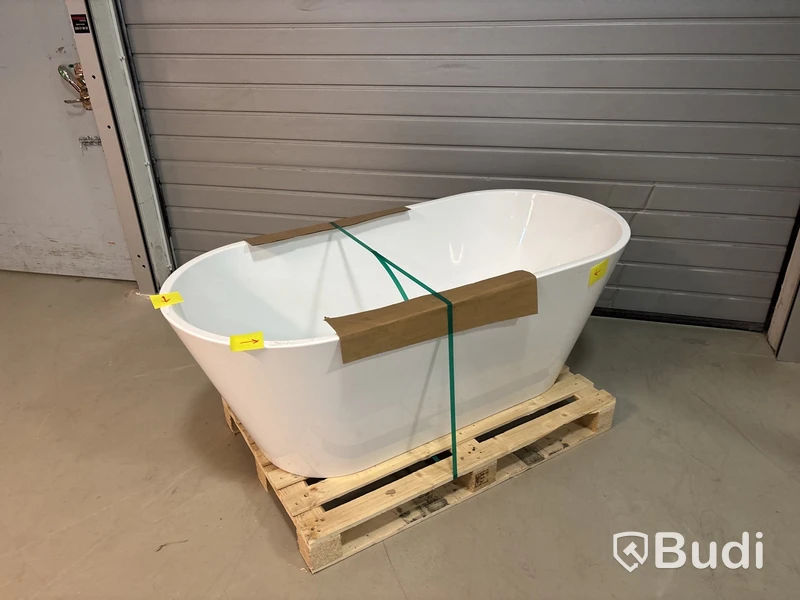 BADKAR RIVA EMMA FRISTÅENDE 160CM VIT