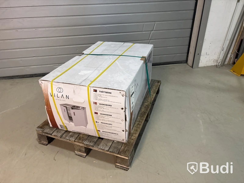 TVÄTTBÄNK VILAN STAINLESS VTB10 VIT
