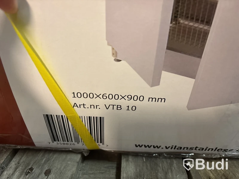 TVÄTTBÄNK VILAN STAINLESS VTB10 VIT