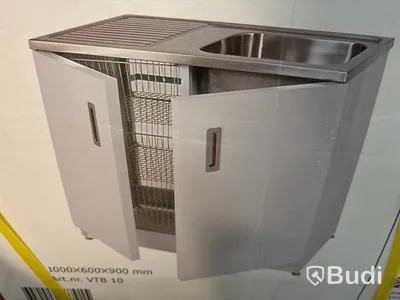 TVÄTTBÄNK VILAN STAINLESS VTB10 VIT