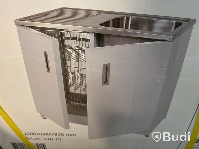 TVÄTTBÄNK VILAN STAINLESS VTB10 VIT