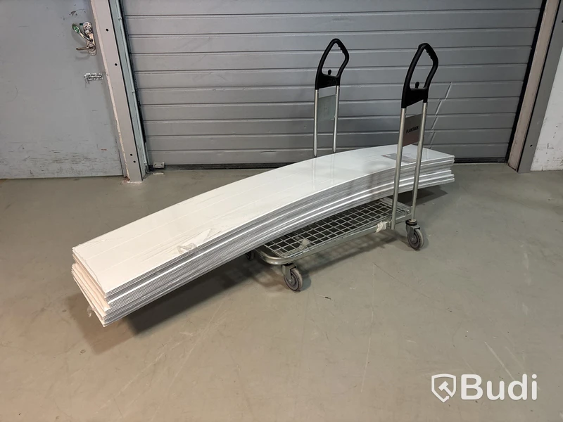 ca 26,39 kvm TAKPANEL MOELVEN REGINA LINJE VIT 6X405X2435MM
