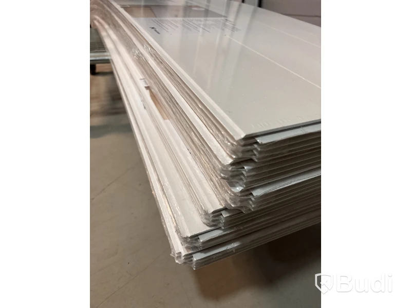 ca 26,39 kvm TAKPANEL MOELVEN REGINA LINJE VIT 6X405X2435MM