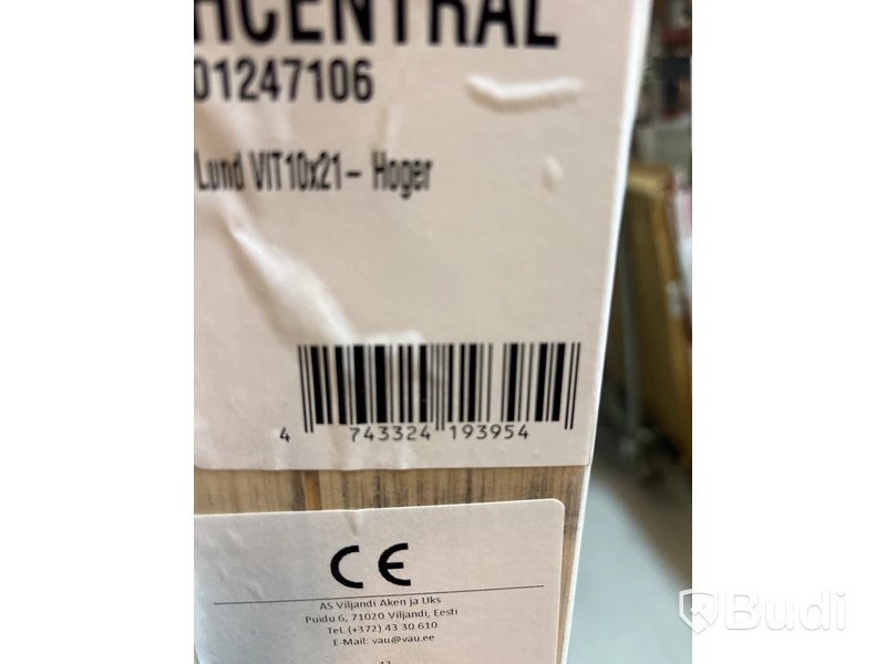 YTTERDÖRR SOLID ELEMENTS LUND 10X21 VIT HÖGER