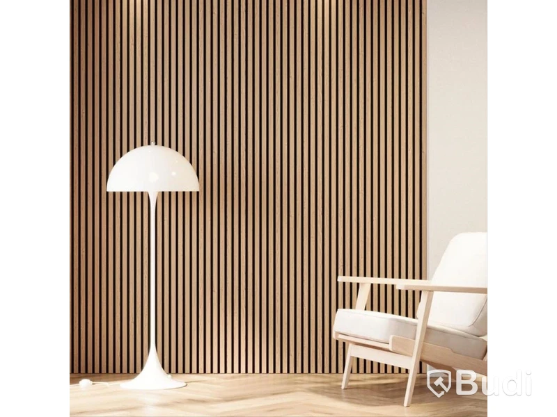 AKUSTIKPANEL BATH DELUXE VASABERG 2400X520X18MM LJUS EK