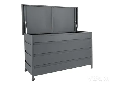 Dynbox House Nordic, Cassis, grå aluminium 240l