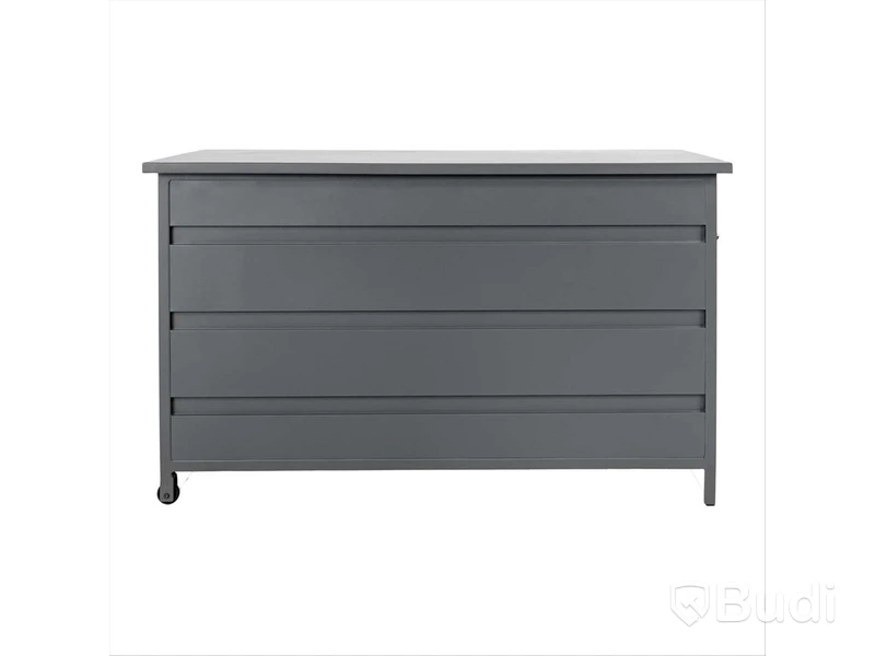 Dynbox House Nordic, Cassis, grå aluminium 240l