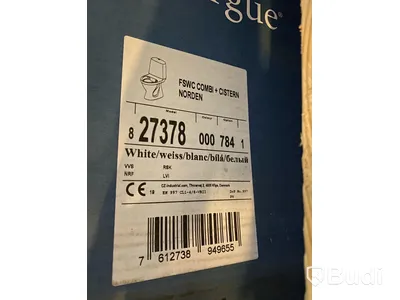 Toalettstol Camargue FSWC COMBI + CISTERN NORDEN VIT