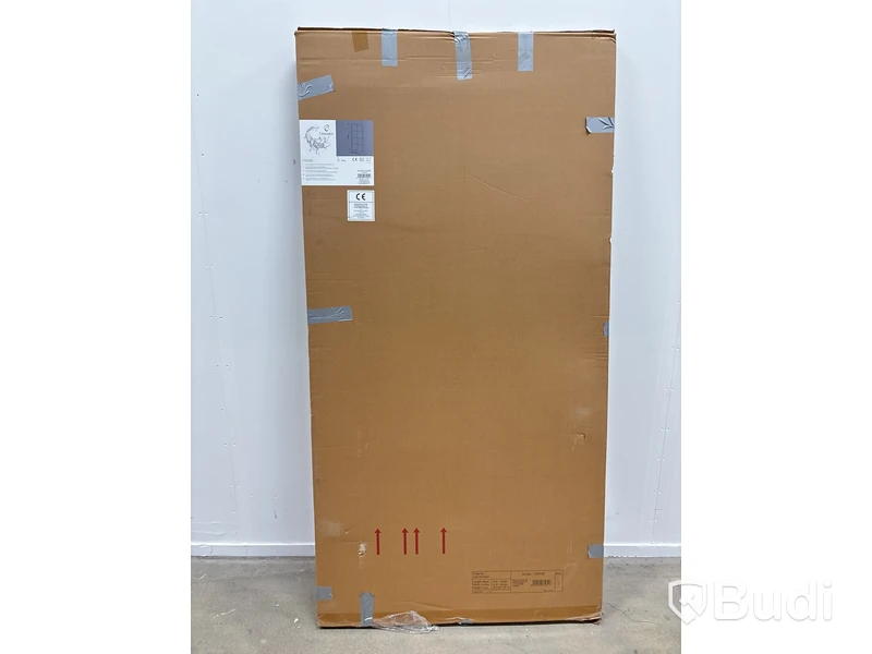 DUSCHVÄGG CAMARGUE FRAME NISCH MED SVARTA SPRÖJS 100 CM