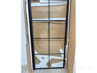 DUSCHDÖRR CAMARGUE FRAME MED SVARTA SPRÖJS 100 CM