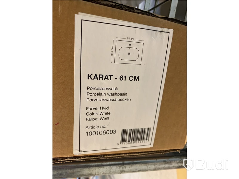TVÄTTSTÄLL SCANBAD KARAT VIT 60 CM