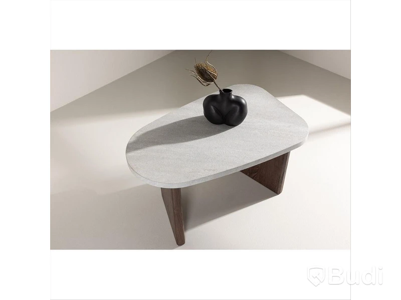 SIDOBORD VENTURE HOME GRÖNVIK OVAL 70X45CM LJUSGRÅ