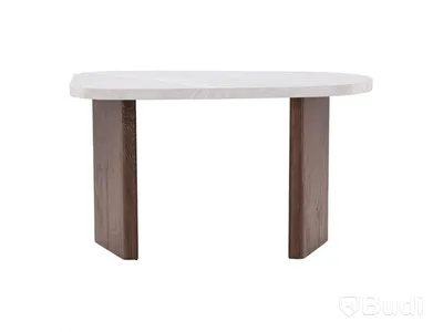 SIDOBORD VENTURE HOME GRÖNVIK OVAL 70X45CM LJUSGRÅ