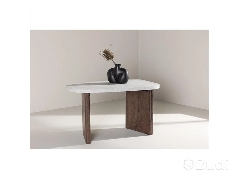 SIDOBORD VENTURE HOME GRÖNVIK OVAL 70X45CM LJUSGRÅ