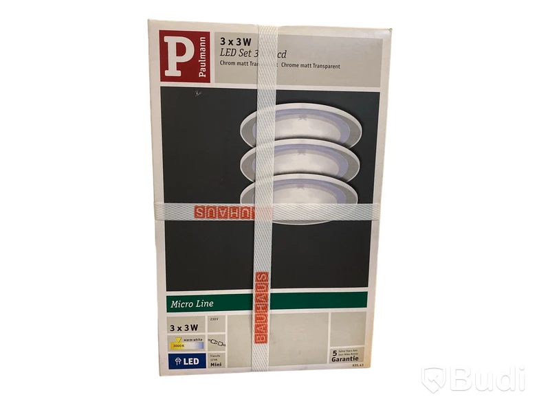 LED Spotlight Paulmann, Micro Line 3-pack, 3W